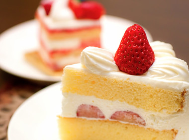 糖分の多いショートケーキ